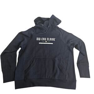 Champion University of Wisconsin Eau Claire Black XL Hooded Sweatshirt